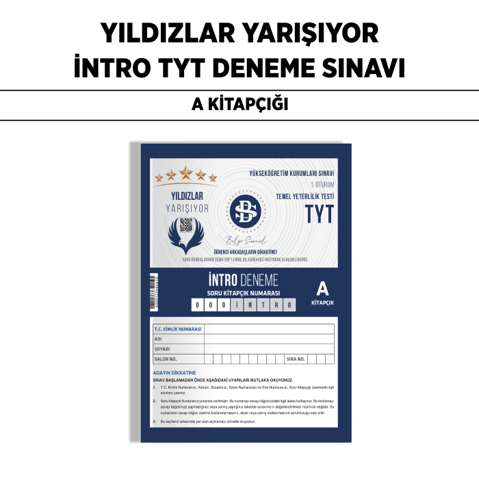 YILDIZLAR YRŞYR TYT İNTRO SNV 0-A - 24-25